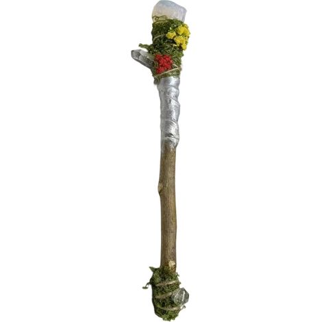 Baguettes de Sorcière pour Adultes Accessoires de Cosplay Baguettes de fée wiccan pour divination, lieu sacré, collecteurs, chercheurs spirituels, païens, méditants, salon, chambre, (1/5)