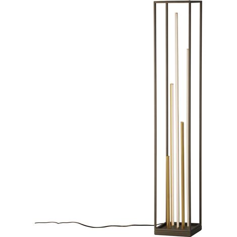 Lampadaire LED dimmable CCT noir sable 3800 lm - FH Lighting - Grid (1/4)