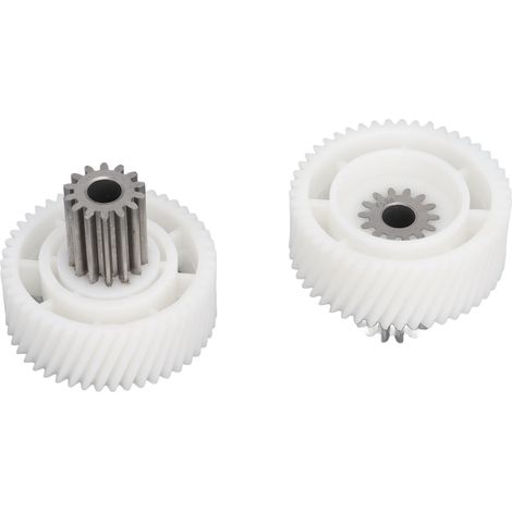 2 Pièces Engrenage de Broyeur à Viande en Plastique et Acier Inox, Précision Contrôlée pour Machine à Saucisses et Fabrication Alimentaire (1/5)