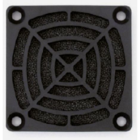 Oerre griglia con filtro per serie rq 50 80x80 nera 0064310