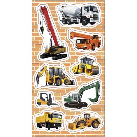 Autocollants pour engins de chantier