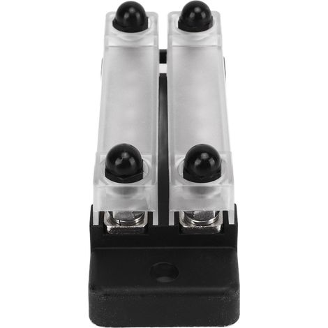 Bloc de distribution électrique DC 12-48V, forte conductivité, résistant à la chaleur, pour voiture, camping-car, bateau, caravane, yacht avec socle (1/5)