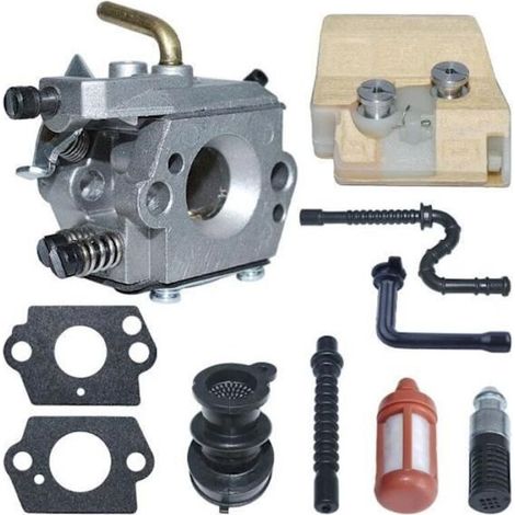 Carburateur pour STIHL MS260 026 MS240 024. comprenant une partie du filtre à carburant et de la conduite d'injection d'air.
