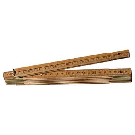 DOPPIO METRO LEGNO NATURALE METRICA - - METRICA