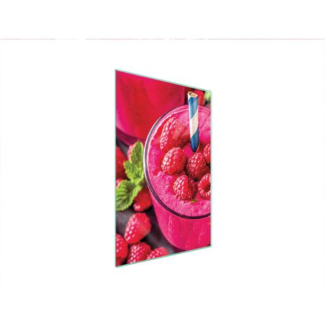 Glasschneidebrett 35x52 Himbeeren (1/5)