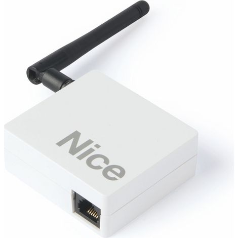Nice SPA Interfaccia Wi-Fi per il controllo delle automazioni Nice per cancelli e porte da garage codice : IT4WIFI, Bianco (1/2)