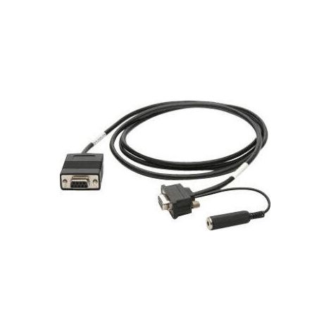 Zebra 25-13227-03r cable de serie negro 1,83 m db9