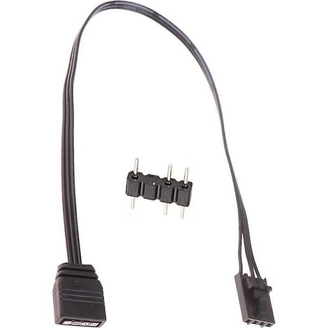 Câble adaptateur RGB 4 broches vers ARGB standard 3 broches 5 V, 25 cm (1/5)