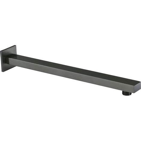 Milano Orno Wall Mounted Arm for Shower Head - Gunmetal Grey (1/2)