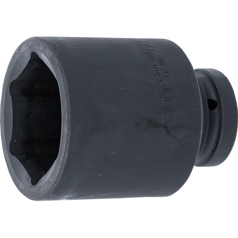 BGS Kraft-Steckschlüssel-Einsatz Sechskant tief Antrieb Innenvierkant 25 mm (1") SW 60 mm - 5500-60 (1/3)