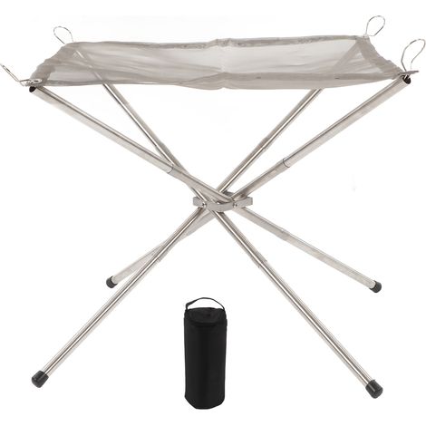Foyer de Camp Portable Pliable avec Sac de Transport pour Jardin, Terrasse et Randonnée (1/5)