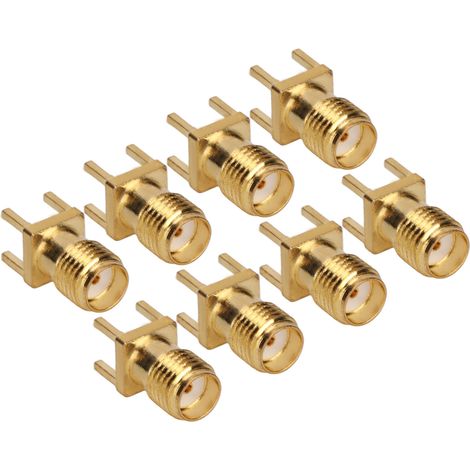 100-teiliges Set aus weiblichen HF-Koaxialadaptern, Koaxialleitungs-Steckverbindern für Leiterplattenmodule, weiblichem Sockel, Adapterkabel-Set, HF-Steckverbinder für elektronische Platinen. (1/5)