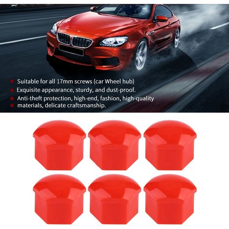 Modification automobile : cache-boulons de roue 20-21 mm, enjoliveurs décoratifs et cache-poussière (bleus) (1/5)