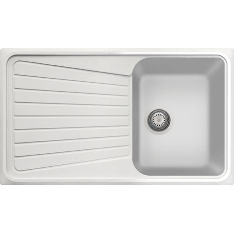 Lavello composito cucina Plados SP0791 una vasca - UQ01 Bianco