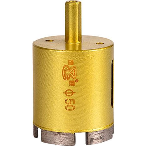 Mandrin De Perceuse - Foret A Noyau Creux Diamante 50 Mm - Pour Carrelage Céramique Verre Marbre Granit - 1 Pièce (1/5)