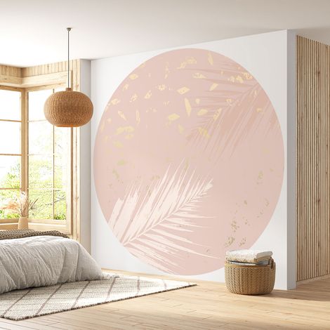 Papier peint rond / cercle - Design - Diamètre 50 cm (1/4)