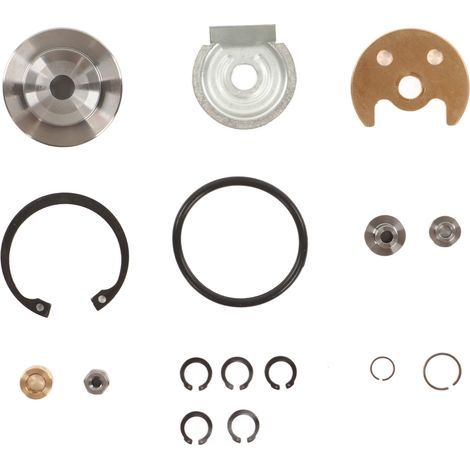 Kit de Réparation de Turbocompresseur, Kit de Service de Reconstruction Turbo Résistant à l'usure en Caoutchouc en Alliage Métallique, Ajustement Parfait pour TD02 TD025 TD03 (1/5)
