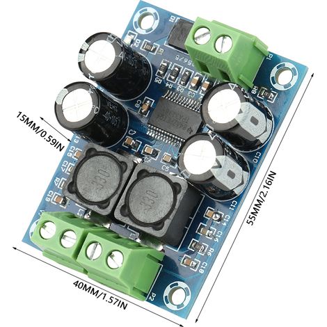 XH-M311 Mini TPA3118 Digital-Audioverstärkerplatine, 60W Mono-Audio-Leistungsverstärkermodul (1/5)