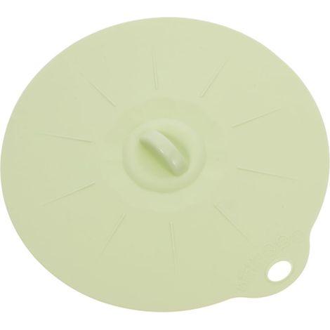 Couvercle en Silicone Alimentaire 14 Cm Vert, Étanche à Ventouse, Résistant Micro-ondes et Congélateur, pour Bols, Casseroles et Tasses, Conservation Fraîcheur et Cuisson Rapide (1/5)