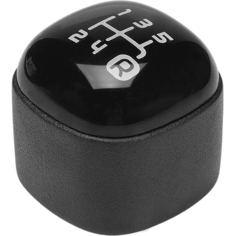 5 Vitesses Pommeau levier Gear Lever Panda 2012 Noir Brillant ABS Mode Simple