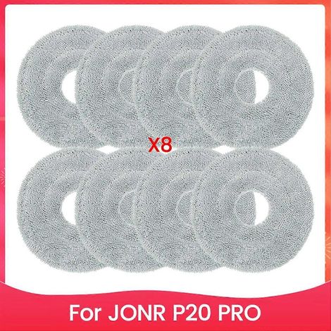 Chiffon de lavage patins ensemble pour P20 Pro pièces détachées microfibre chiffon de lavage domestique nettoyage pièces de rechange 8 pièces (1/5)
