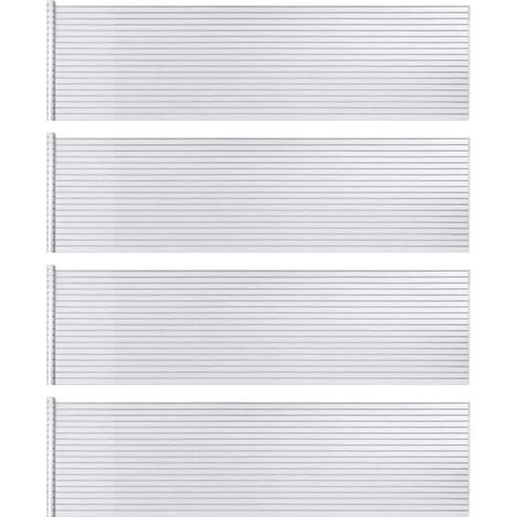 Film Électrostatique Fenêtre 60x400cm Motif Rayure Autocollant Fenêtre Film pour Vitre Maison Bureau Protection UV (1/5)