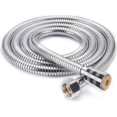 2m Shower Hose, Universal Flexible Extendable Shower Head Stainless Steel Hose Explosion-Proof, Anti-Twist and Anti-Corrosion, Double Loop Encryption (1/5)
