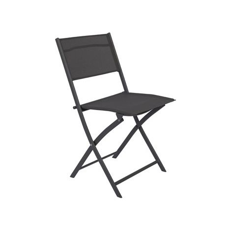 Silla Plegable Elea Gris Oscuro Tex/Acero SIMON
