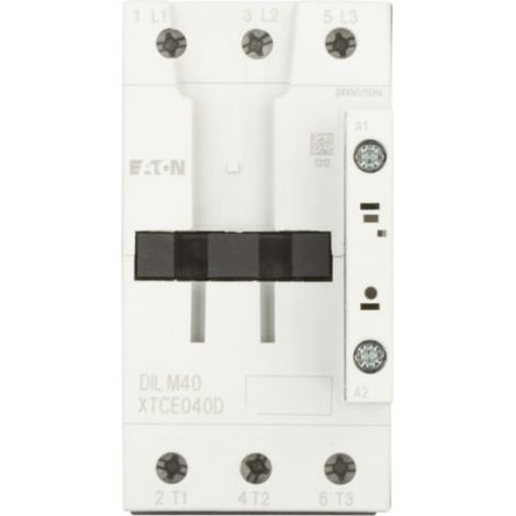 Contactor de potencia 40A 3P 24V CA 0Z 0R DILM40 (24V50/60HZ) 277770