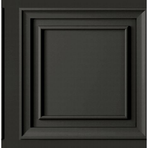Sublime PANEL Schwarz Vliestapete 10mx52cm (1/4)