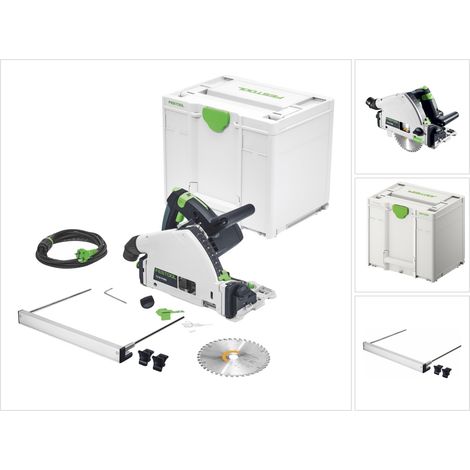 Festool TS 55 FEBQ-Plus-PA Tauchsäge 1200 W 160 mm + Parallelanschlag PA-TS 55 + Systainer
