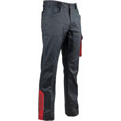 Pantaloni elasticizzati FACOM Steps Nero/Grigio/Rosso Taglia 46 - FXWW1010E-46