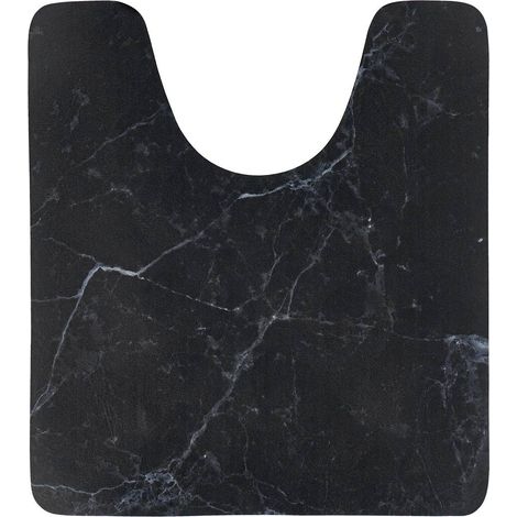 Alfombrilla de aseo suave y absorbente 45x50 cm - efecto mármol - Tendance (1/2)