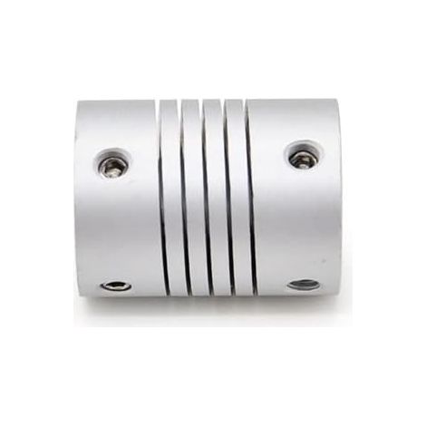 pièces D19L25 Accouplement flexible d'arbre moteur OD 19x25mm 4/5/6/6,35/8/9,5/10/12mm (6 x 10)