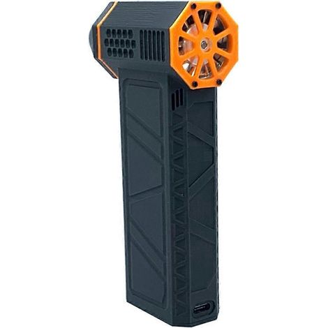 Tragbarer Jet-Ventilator mit bürstenlosem Motor (130.000 U/min), Mini-Turbo-Funktion, Schwarz (1/5)