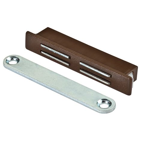 Chiusure magnetiche da incasso - forza 8 kg. - bianco - 2 pz.