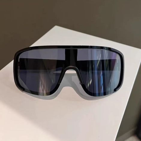 Lunettes de cyclisme coupe-vent et anti-poussière – Monture large, design surdimensionné, protection UV (1/4)