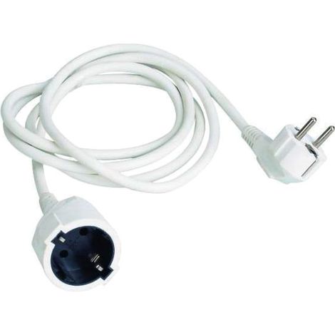 talox alargador prolongacion cable blanco 3 m. 3x1.5 dg-ydb03