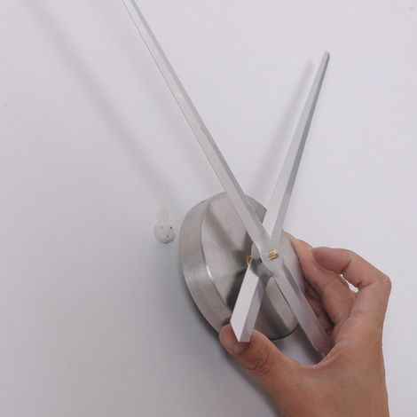 Horloge murale sans cadre, miroir 3D, grands autocollants muets pour décoration de salon et de maison, DIY bricolage (1/5)
