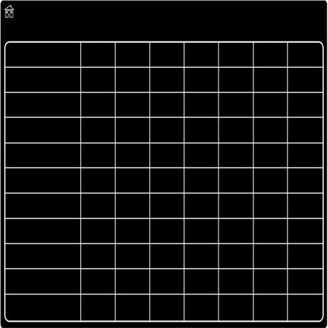 Tableau magnétique noir – Tableau des tâches effaçable à sec, agenda et tableau de liste de choses à faire pour la maison, l'école et le bureau (1/5)