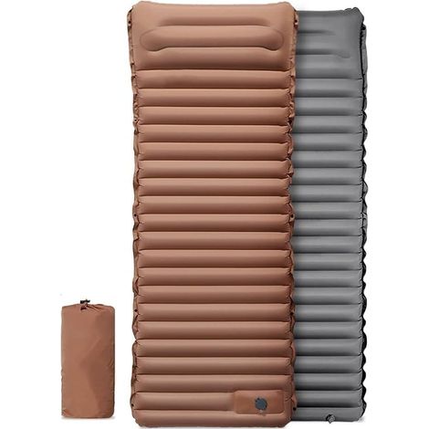 Mattress Aérien Ultraléger Auto-infranté Élargir Le Tampon De Couchage Épissant Le Plaqueur De Plage Gonflable De Plage De Camping