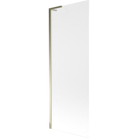 Mexen Next L parete per vasca da bagno 1 anta 70 x 150 cm, brinata, dorata - 895-070-000-03-30-50