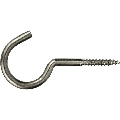 Connex Wäscheleinenhaken 4,8 x 65 mm 4 Stück Schraubhaken