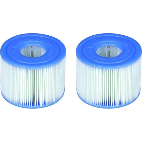 L'ensemble Intex 29001E comprend 2 cartouches de piscine PureSpa type S1 faciles à installer pour un total de 2 filtres. (1/4)