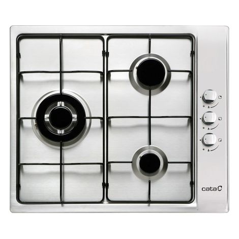 Cata - Encimera De Gas cata gib 6021 x  3 Zonas Coccion Ancho 58 Cm butano (1/2)