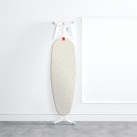 Rayen Fodera universale per asse da stiro Fodera da stiro elastica 4 strati: 100% Tela di cotone Titanio Imbottitura in schiuma Dimensioni: 127 x 51 cm Stampaggio (1/5)