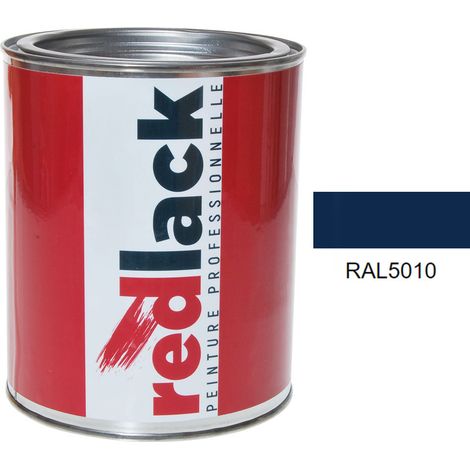 Barattolo da 1L di vernice – RAL 5010 – Blu genziana – lucida – multisupporto – Redlack