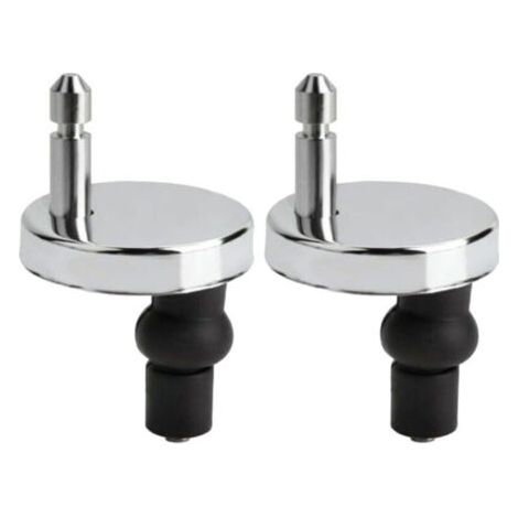 Lot de 2 Fixation Abattant WC Universelles Abattant de Toilettes à Charnière Couvercle de Toilettes Abattant Fixations,Convient à Toutes Sortes de Styles de Toilettes,Montage Facile (1/5)