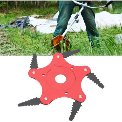 Universal 5 Dents Tondeuse Lame Tête De Remplacement Jardin Scie Chane Tondeuse Gazon Accessoires (1/5)