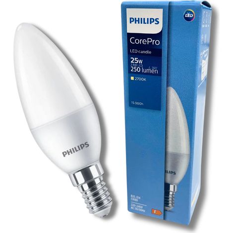 Philips CorePro LED Kerze 2.8W E14 827 B35, blanc, 31240100